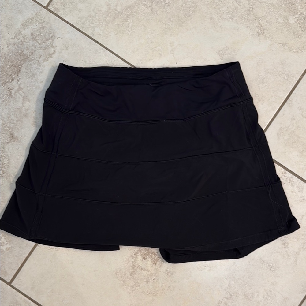 Lululemon Athletica Black Skorts Performance Shorts